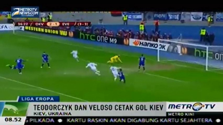 Dinamo Kiev Singkirkan Everton 5-2 dari Ajang Liga Eropa