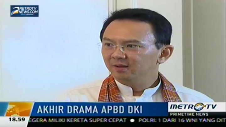 Akhir Drama APBD DKI, Ahok: Ketua DPRD Setujui E-Budgeting