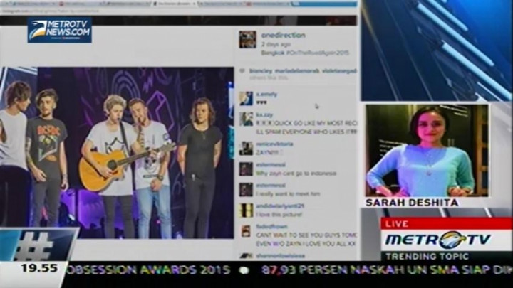 Promotor: Konser One Direction Akan Tetap Berlangsung di GBK