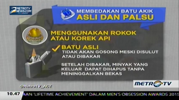 Tips Membedakan Batu Akik Asli atau Palsu untuk Pemula