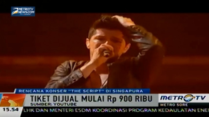The Script Siap Konser di Singapura Bulan Depan
