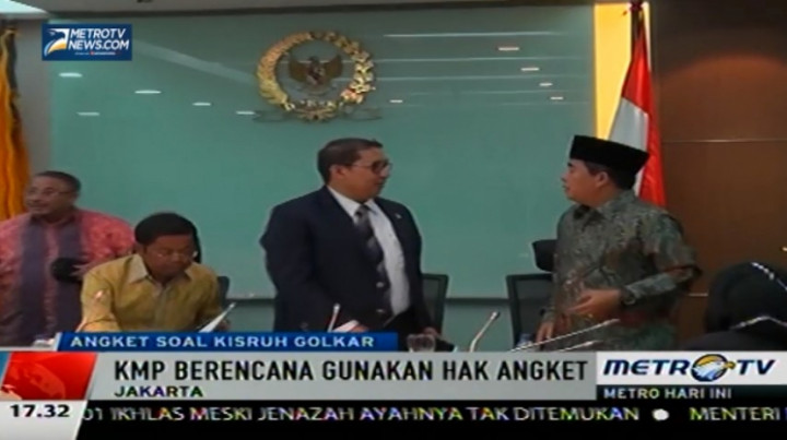 Hasil Munas Golkar Jakarta, KMP Ancam Pemerintah dengan Hak Angket