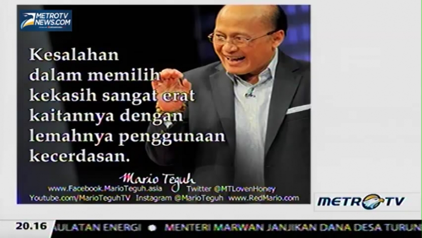 Mario Teguh Golden Ways: Yang Bener Aja (5)