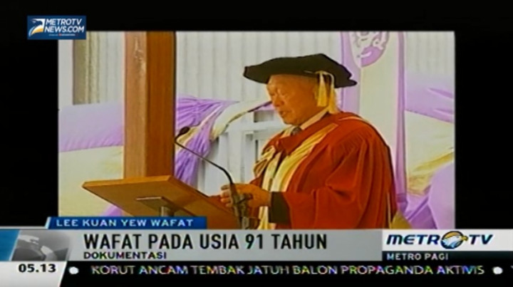 Mantan PM Singapura Lee Kuan Yew Tutup Usia 