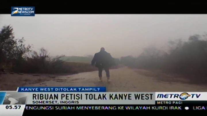 Ditolak Penonton, Kanye West Tetap akan Tampil di Glastonbury