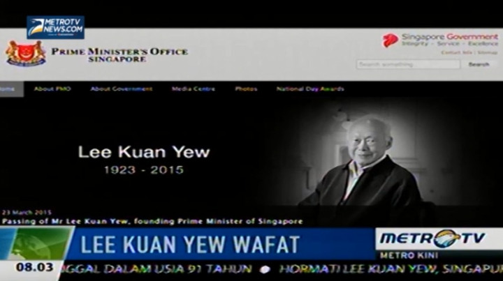 Obama Ucapkan Belasungkawa Atas Wafatnya Lee Kuan Yew