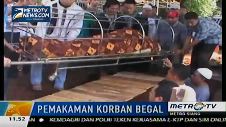 Pemakaman Juragan Beras Korban Pembegalan di Pondok Rangon