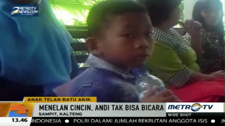 Telan Batu Akik, Bocah 5 Tahun Tak Bisa Bicara