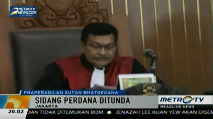 Persidangan Prapradilan Perdana Sutan Bhatoegana Ditunda 