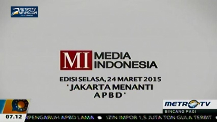 Jakarta Menanti APBD 