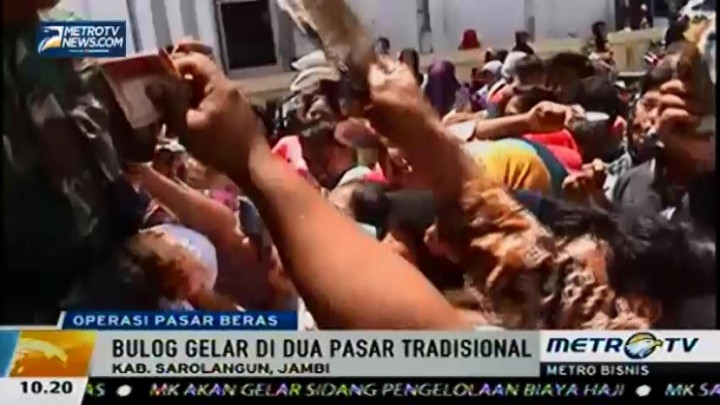 Bulog Jambi Gelar Operasi Pasar Beras