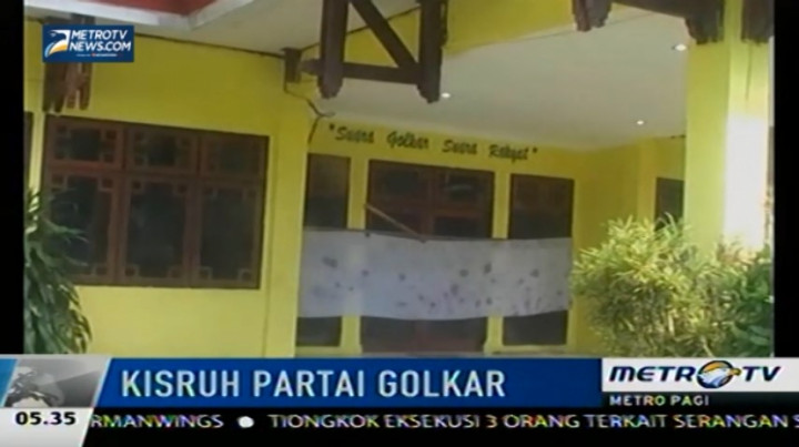 Kantor DPD Golkar Sulteng Disegel 