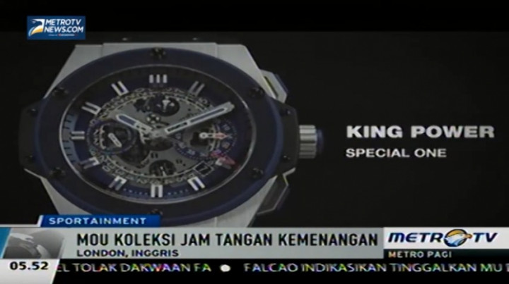 Rayakan Kemenangan Tim, Jose Mourinho Koleksi Jam Tangan 