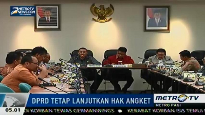 Panitia Hak Angket DPRD DKI Undang Pakar Hukum Tata Negara 
