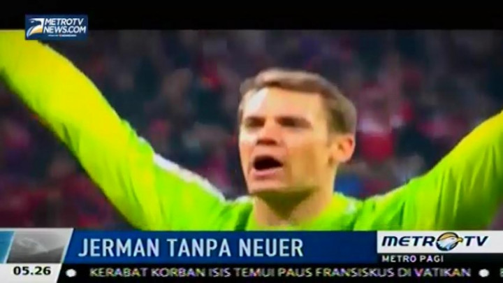 Neuer Absen Saat Laga Persahabatan Melawan Australia