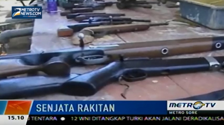 Ratusan Senjata Rakitan Dimusnahkan