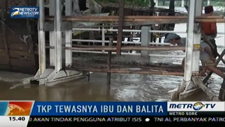 Jasad Haryati dan Balitanya masih Hilang di Kali Polor 