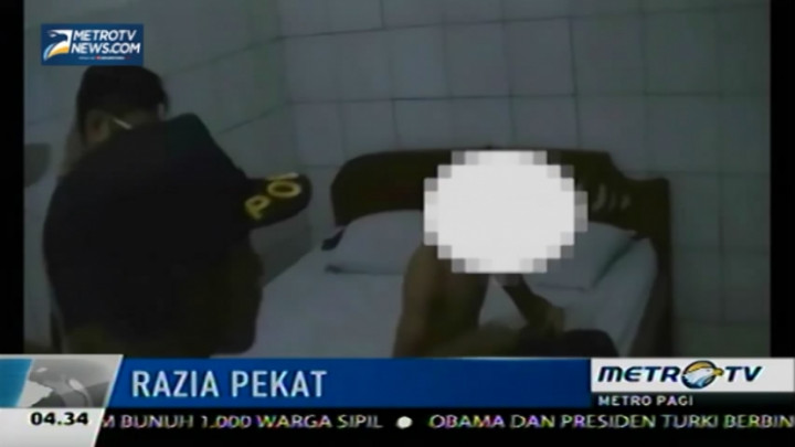 Razia Pekat, Belasan Pasangan Mesum Diringkus Polisi  