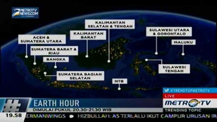 Earth Hour, Aksi Selamatkan Bumi dari Pemanasan Global