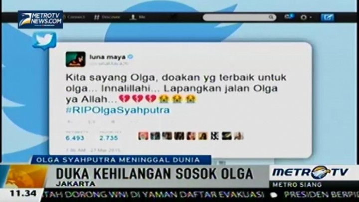 Meninggalnya Olga Syahputra Jadi Trending Topic