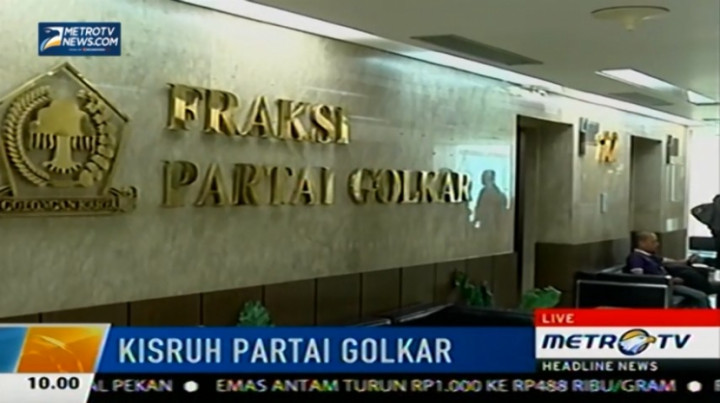 Ruang Fraksi Golkar DPR Masih Dijaga Polisi
