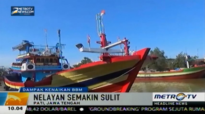 Nelayan di Pati Keluhkan Kenaikan Harga BBM