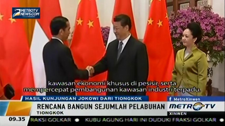 Kunjungan Kerja Jokowi, RI-Tiongkok Kembangkan Jalur Sutra untuk Maritim