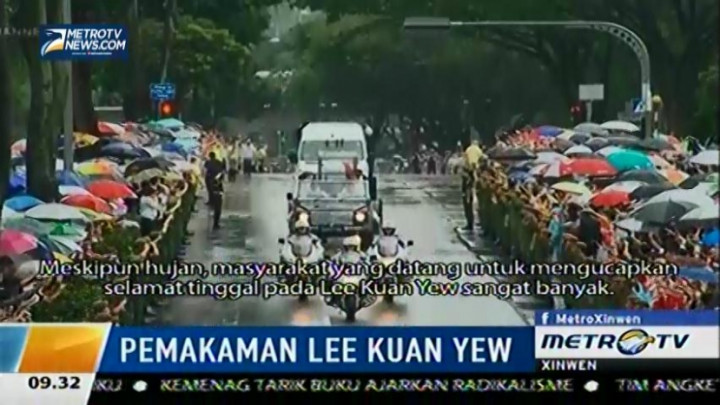 Tapak Tilas Perjuangan Lee Kuan Yew menjadi Jalur Prosesi Pemakaman