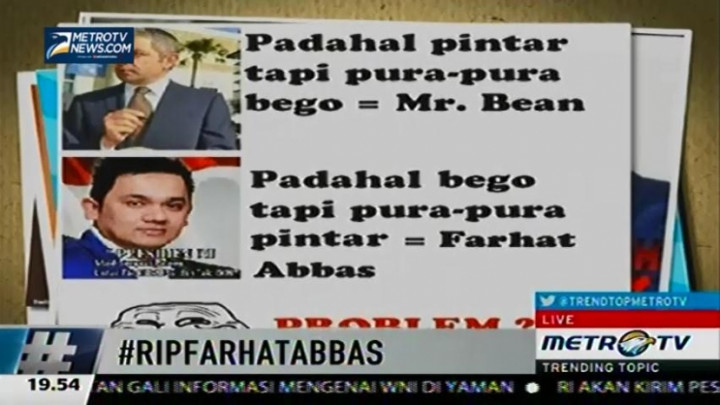 #RIPFarhatAbas Jadi Trending Topic Dunia
