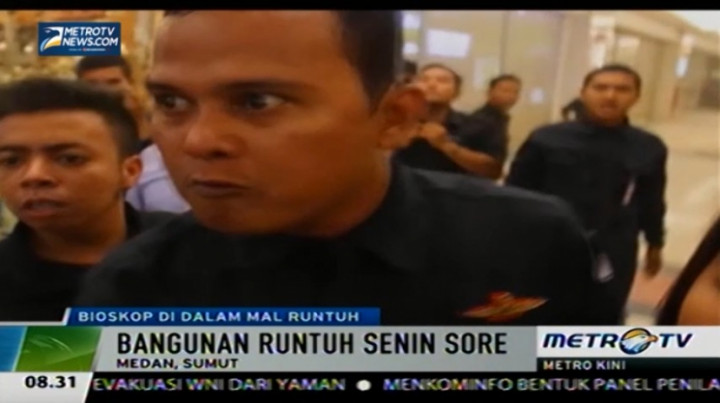 Bioskop Runtuh, Wartawan dan Pihak Keamanan Ribut