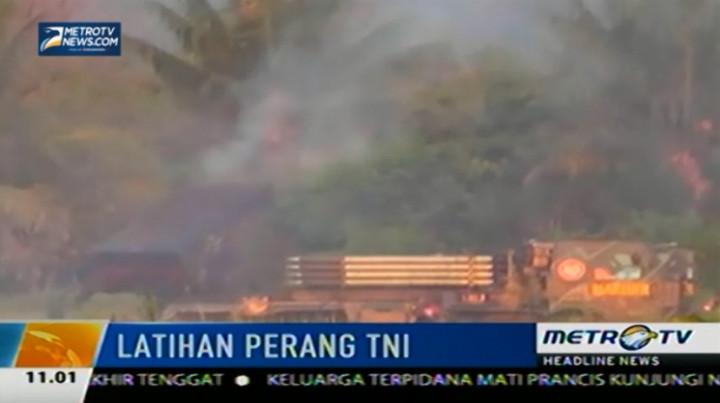  TNI Gelar Latihan Perang di Gunung Biru Poso