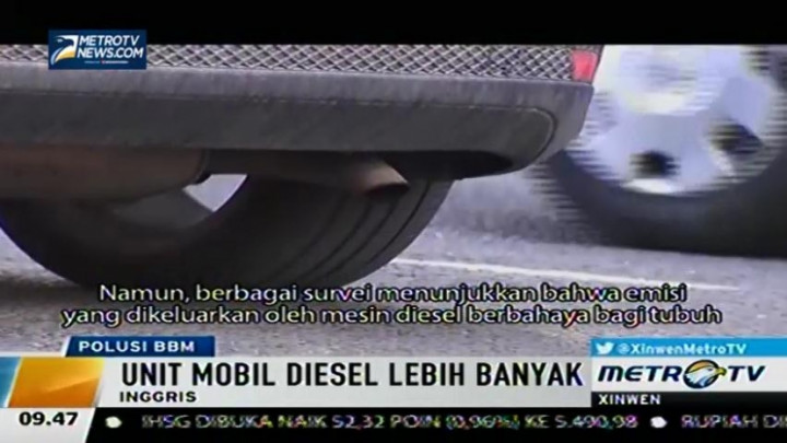 Emisi Mobil Diesel Ganggu Kesehatan Warga Inggris