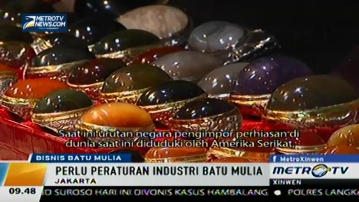 Batu Mulia Asal Indonesia Diminati Pasar Internasional
