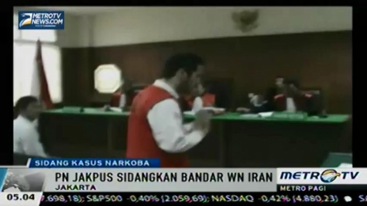 Gembong Narkoba WN Iran Ngamuk Saat Jalani Sidang