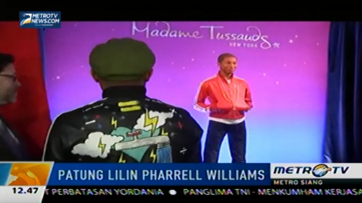 Patung Lilin Pharrell Williams Hadir di Madame Tussauds New York