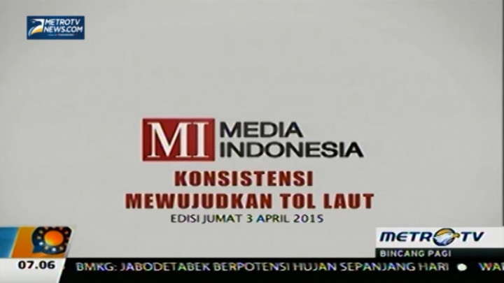 Konsistensi Mewujudkan Tol Laut