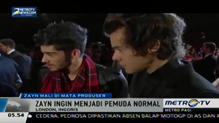 Zayn Malik di Mata Produser 