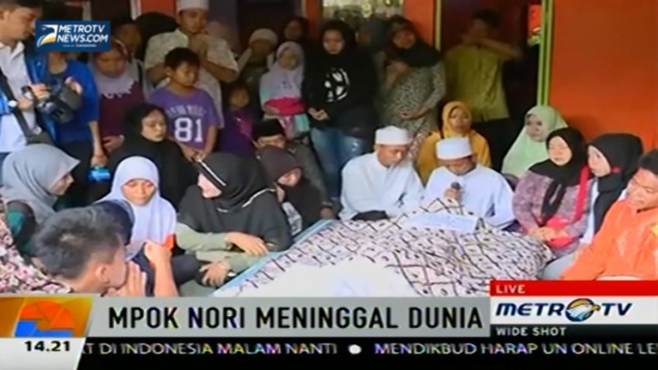 Mpok Nori Meninggal, Wagub DKI Sambangi Rumah Duka