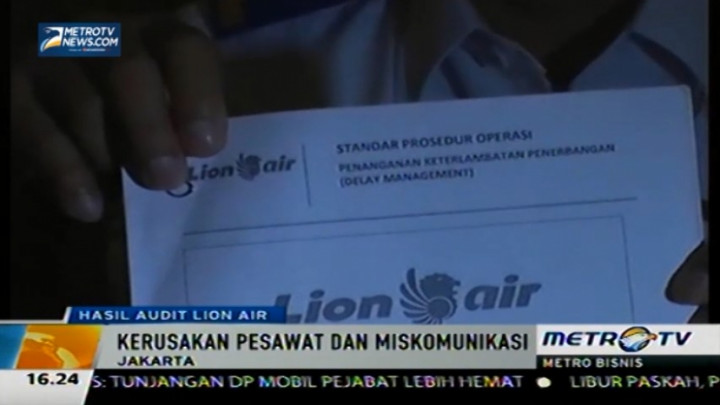 Kemenhub Umumkan Hasil Audit Delay Lion Air 