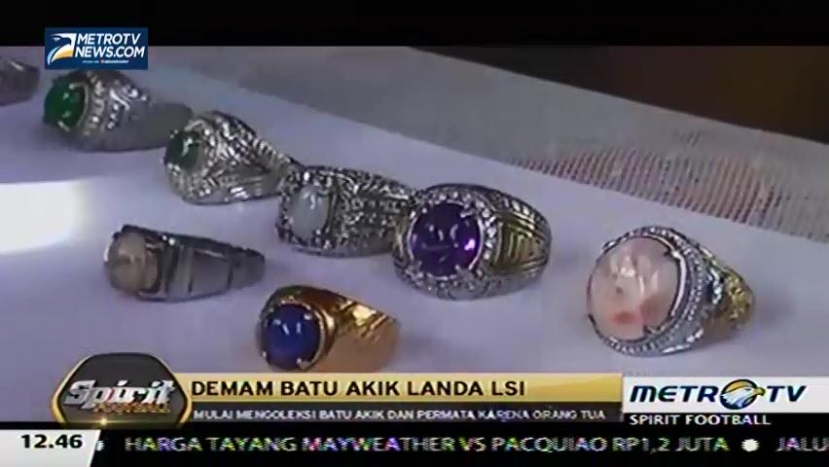 Gelandang Persebaya Siswanto Koleksi Belasan Batu Akik