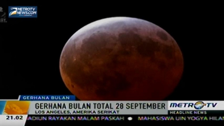 Gerhana Bulan Total Selanjutnya Jatuh pada 28 September 2015