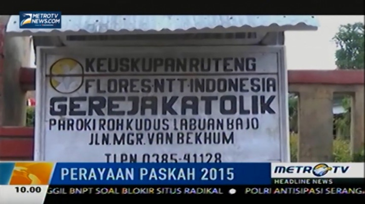 Umat Kristen Labuan Bajo Doakan Pemimpin Bangsa dalam Perayaan Paskah