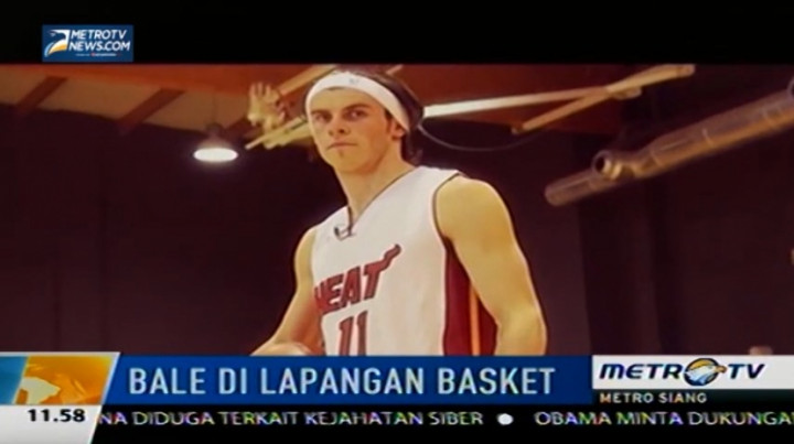 Wah, Ternyata Gareth Bale Jago Main Basket