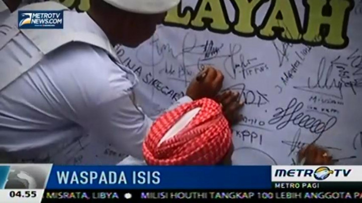 Aksi Tolak ISIS di Berbagai Daerah di Indonesia
