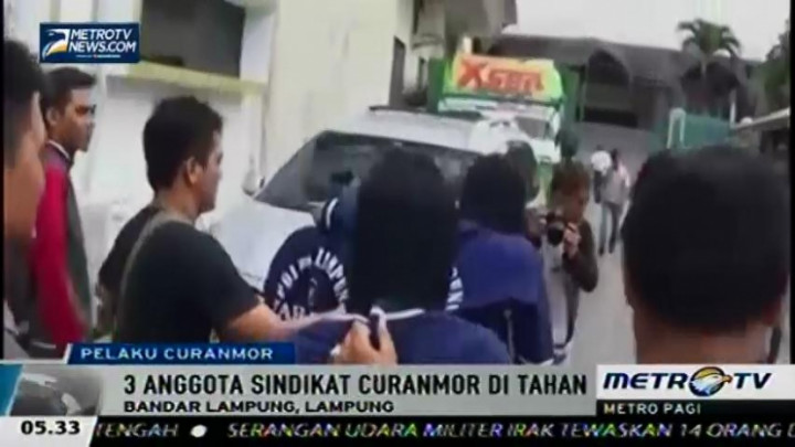 Tiga Pelaku Sindikat Pencurian Mobil Dibekuk 
