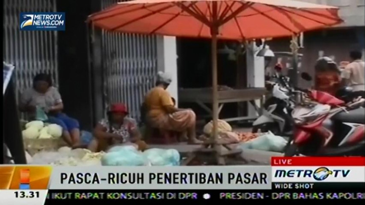 Pascaricuh, Suasana Pasar Induk Medan Mulai Kondusif