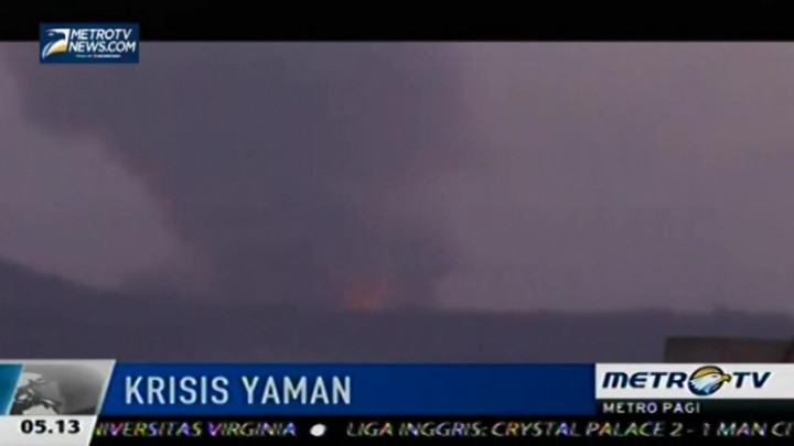 Serangan Koalisi Pimpinan Arab Saudi Hantam Kota Sanaa