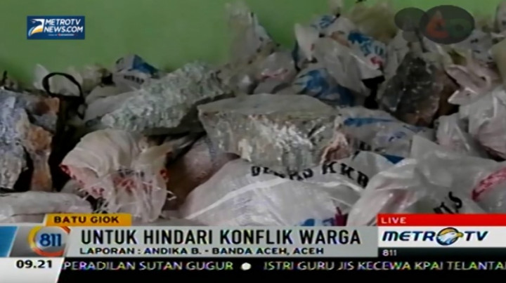 Hindari Konflik Warga, Pemerintah Aceh Pindahkan 5 Ton Batu Giok