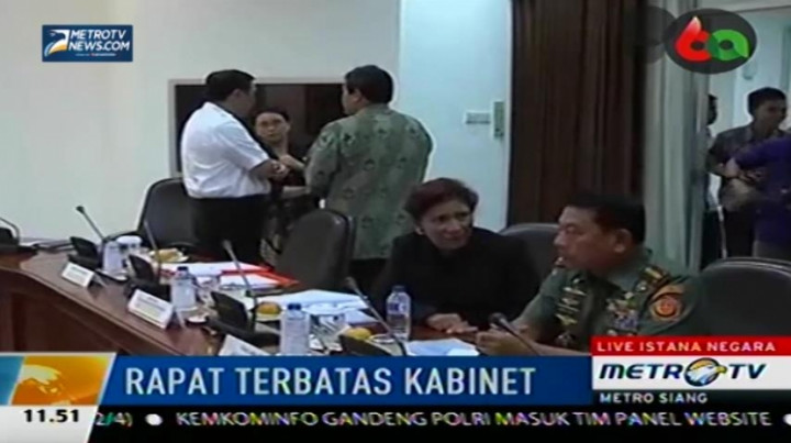 Jokowi Gelar Ratas Bahas Penjagaan Aset Laut