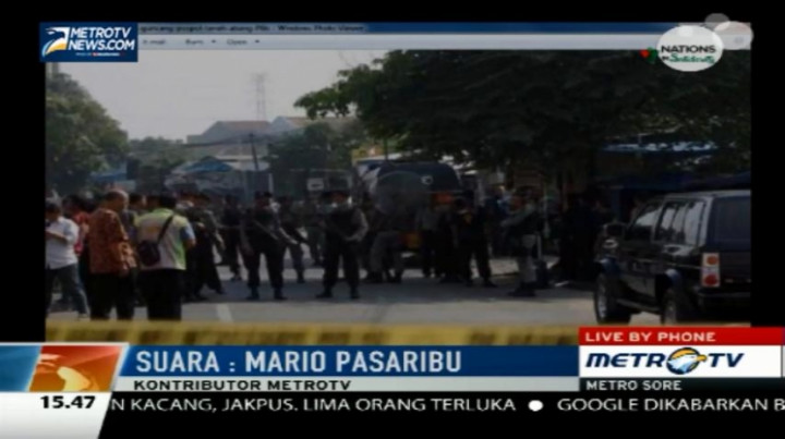 Polisi Masih Berjaga di Lokasi Ledakan di Tanah Abang 